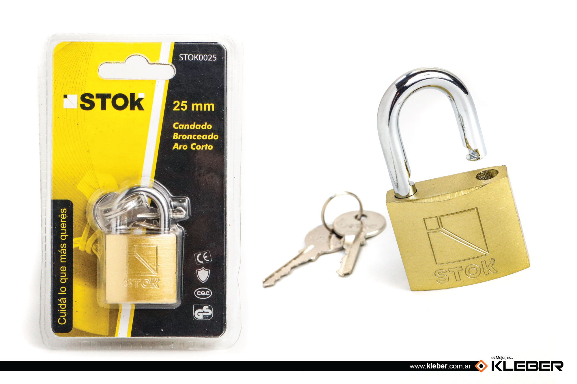 CANDADO BRONC. STOK 25